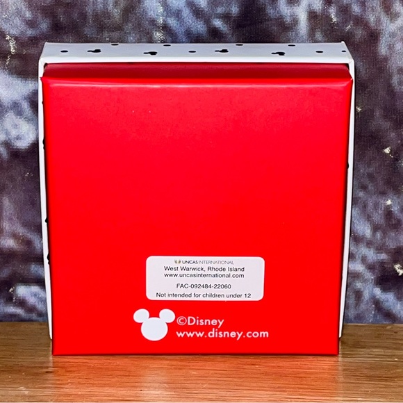 SOLD***Disney Mickey Mouse Head Gold Tone Small Hoop Earrings NIB - Picture 3 of 5